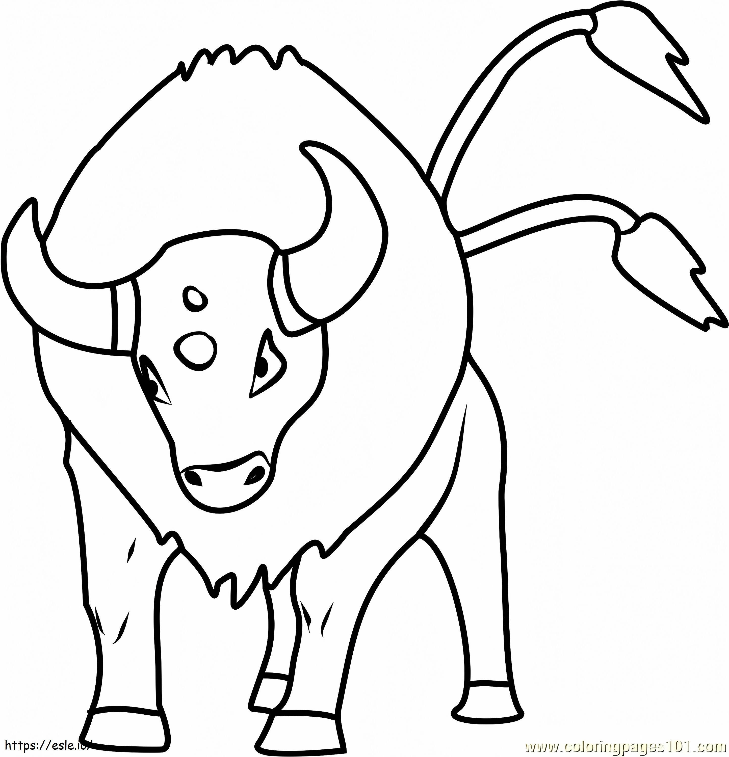 Bulls Pokemon Go1 coloring page