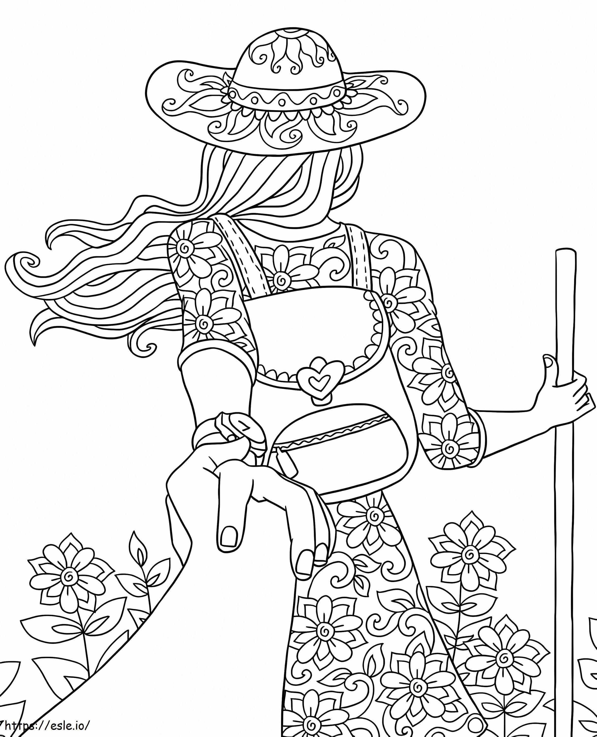 Follow Me coloring page