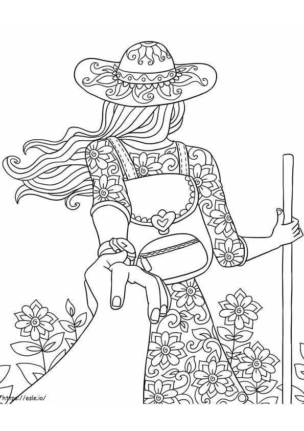 Follow Me coloring page