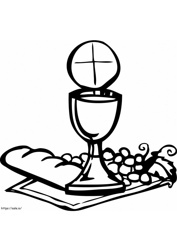 Communion 1 coloring page