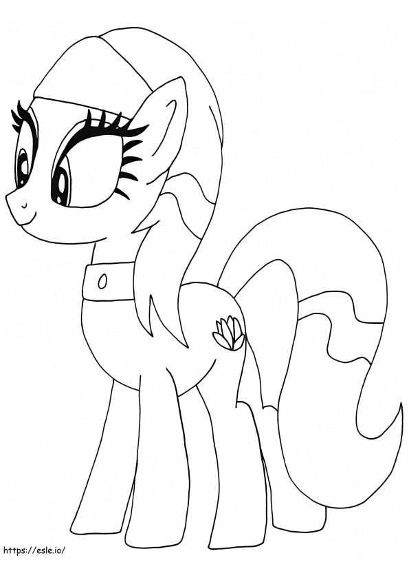 Lotus Blossom My Little Pony coloring page