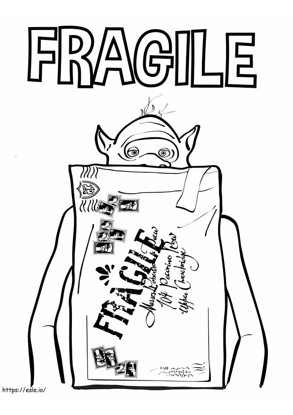 Fragile From The Boxtrolls coloring page