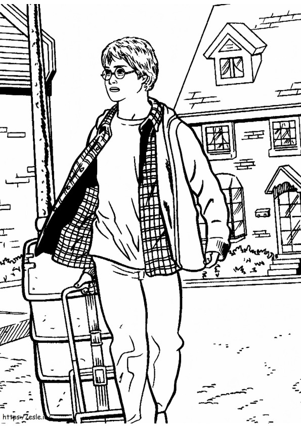 Harry Potter 3 02 coloring page