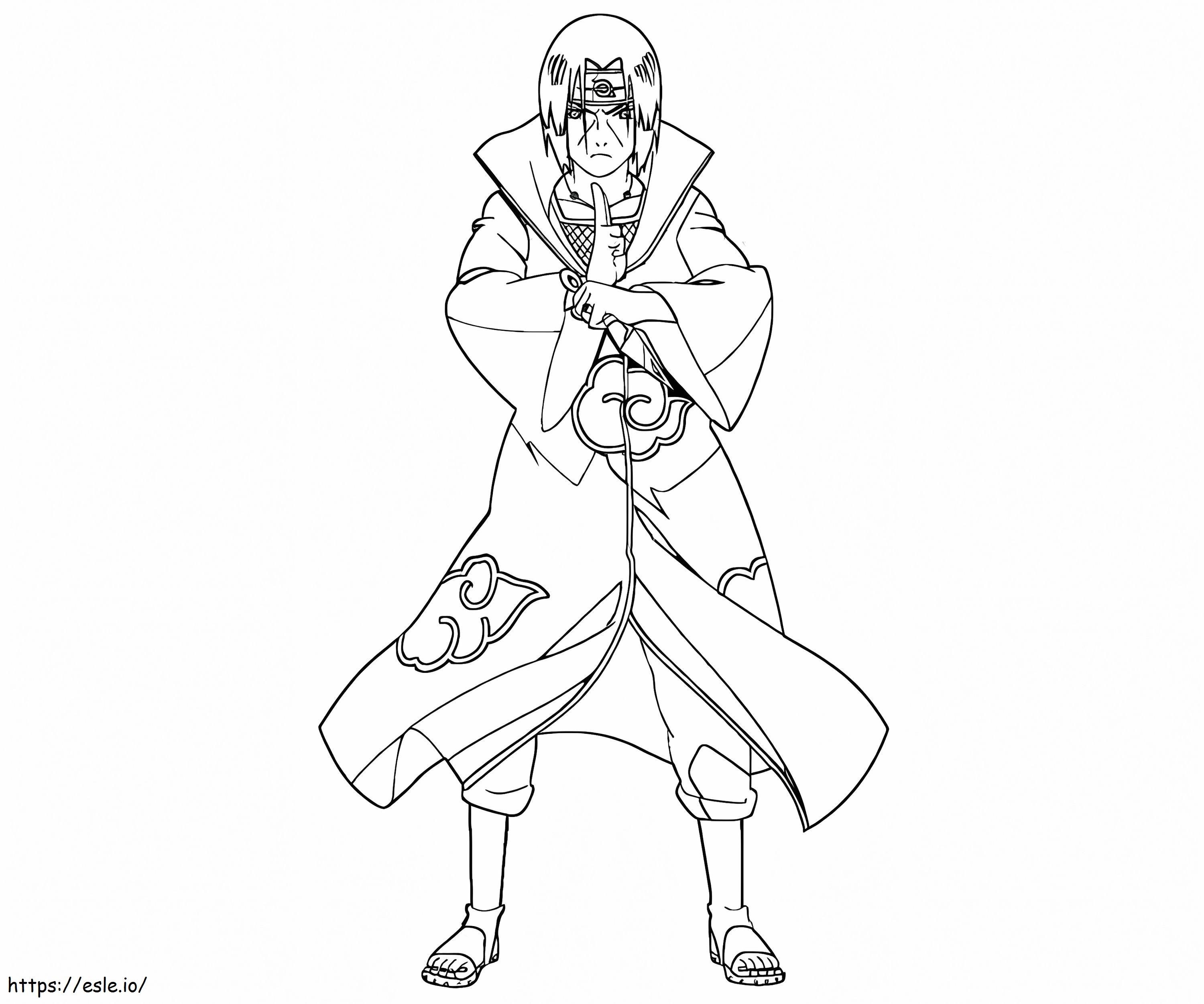 Naruto Kakashi Chidori Coloring4Free.Com_ para colorir