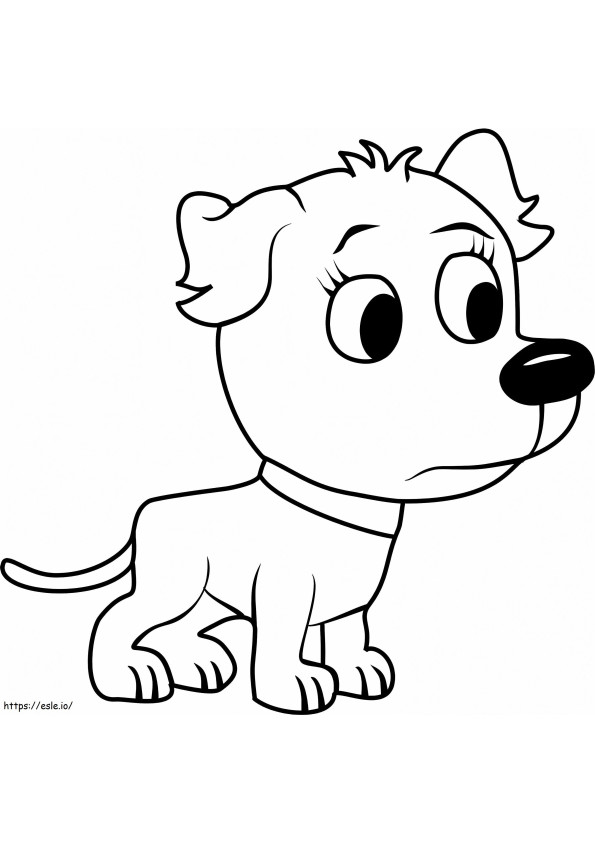 Tip Tip From Pound Puppies coloring page