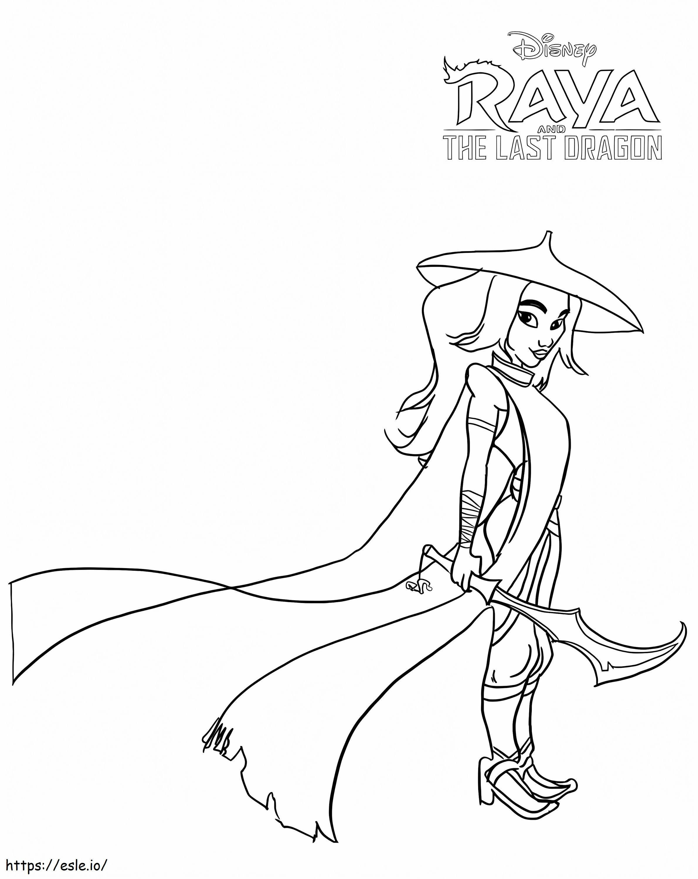 Raya And The Last Dragon 3 coloring page