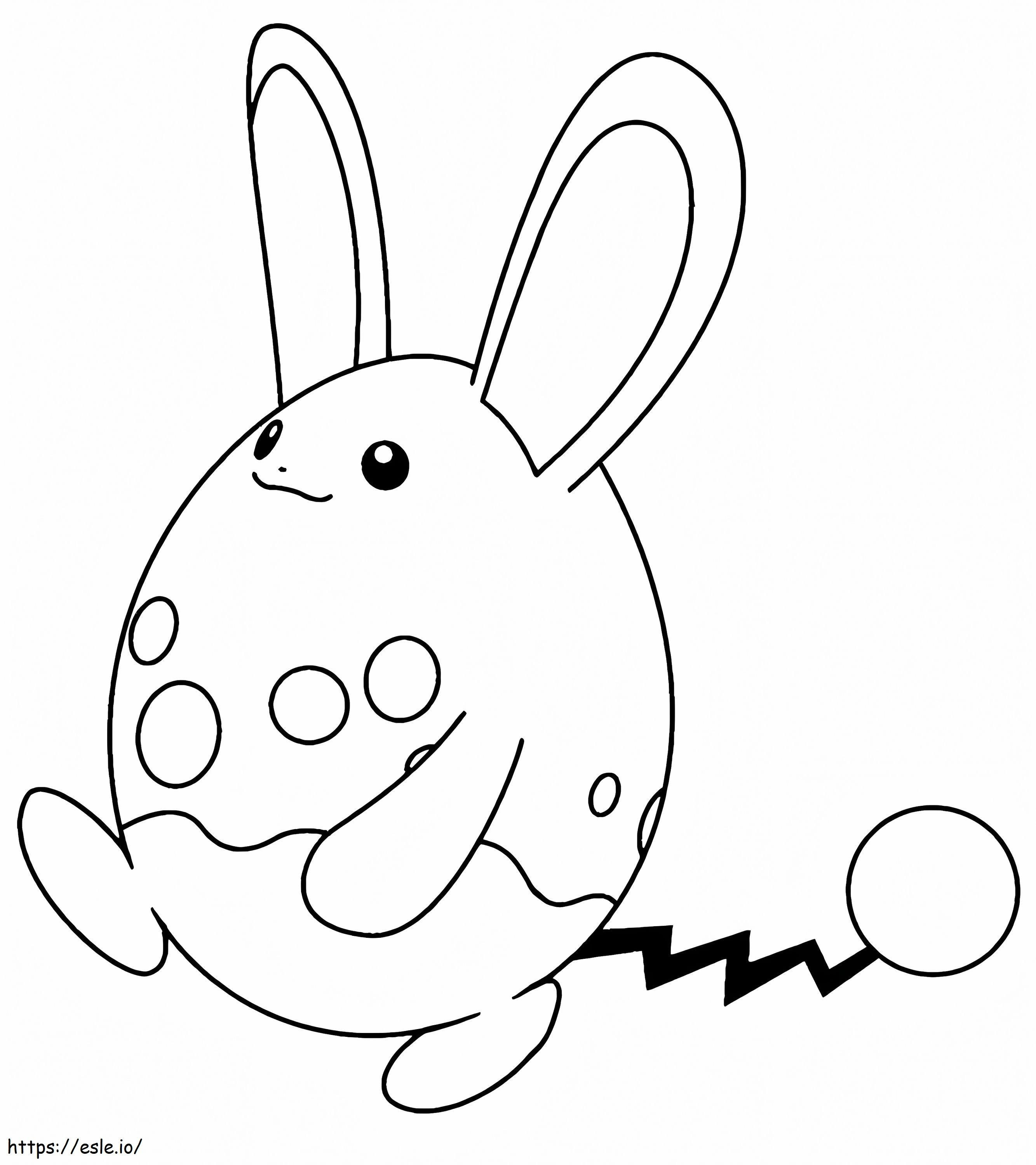 Adorable Azumarill coloring page