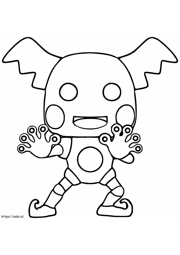 Mr. Mime Funko Pop coloring page
