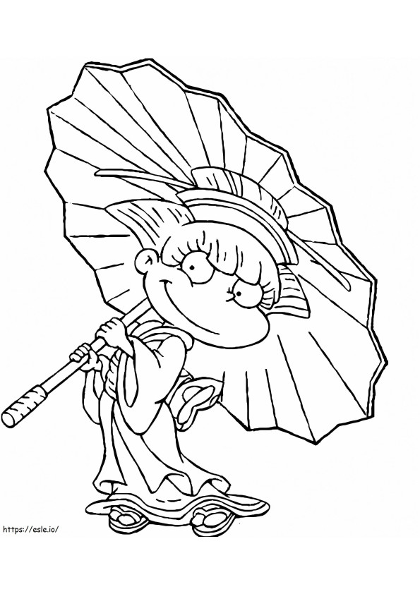 Angelica Pickles von Rugrats ausmalbilder