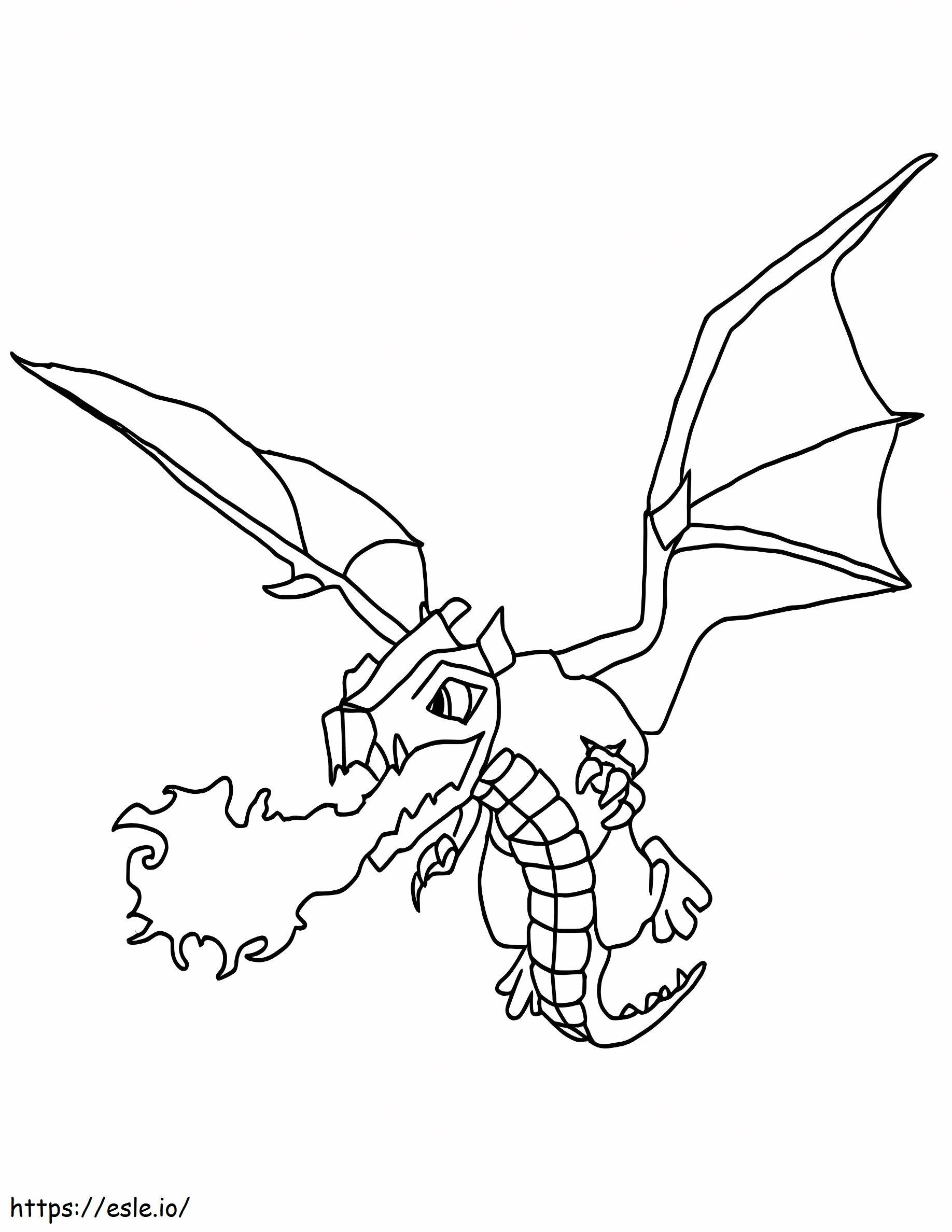 Dragon Army coloring page