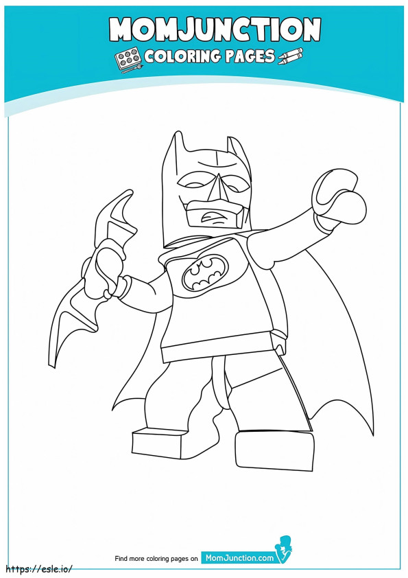 Batman 17 A4 coloring page