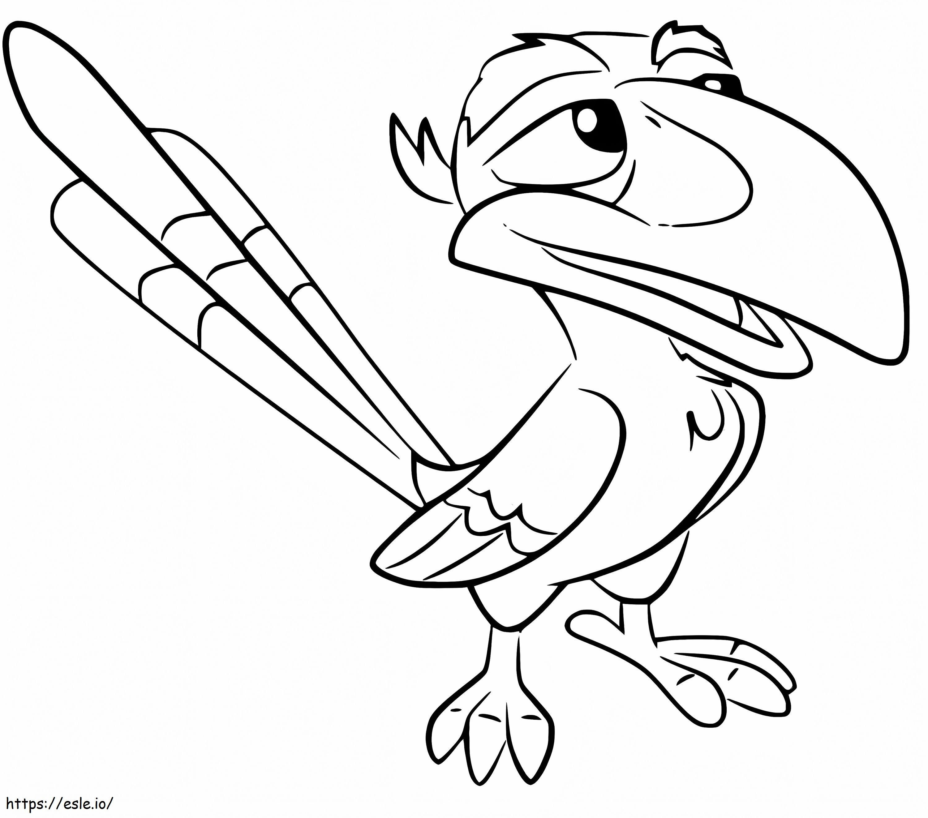 Zazu From The Lion Guard coloring page