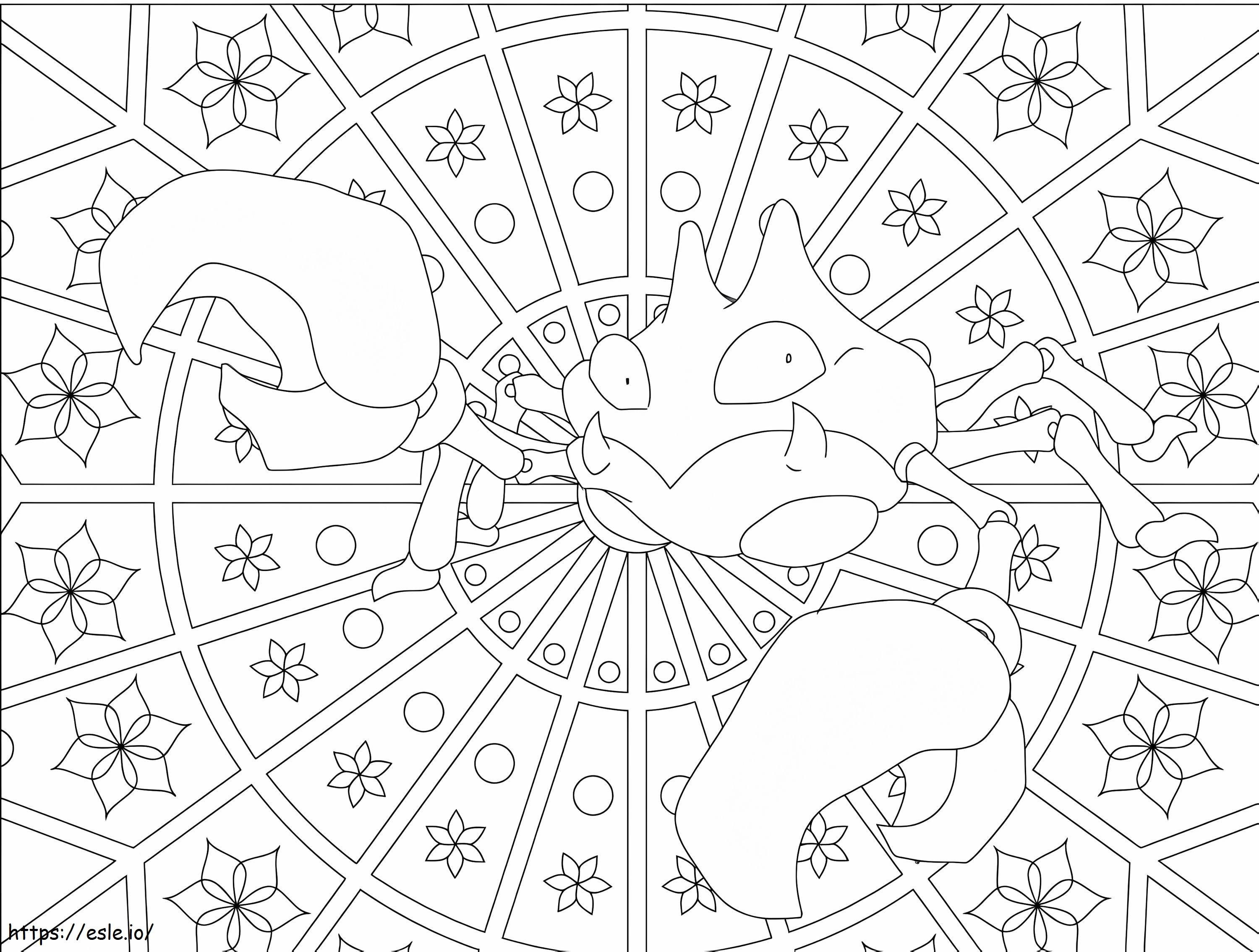 Krabby 5 coloring page
