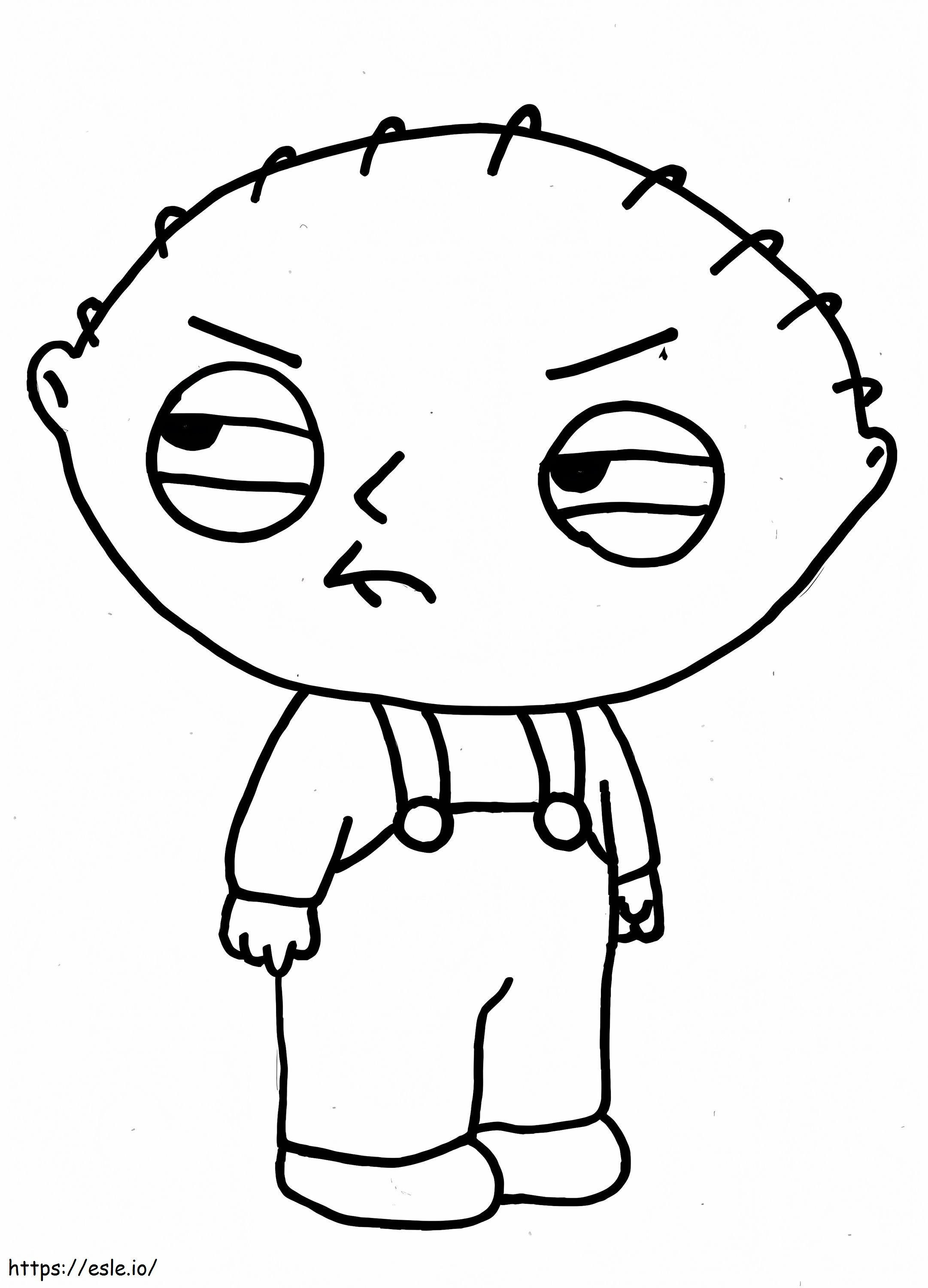 Stewie Griffin Canggung Gambar Mewarnai