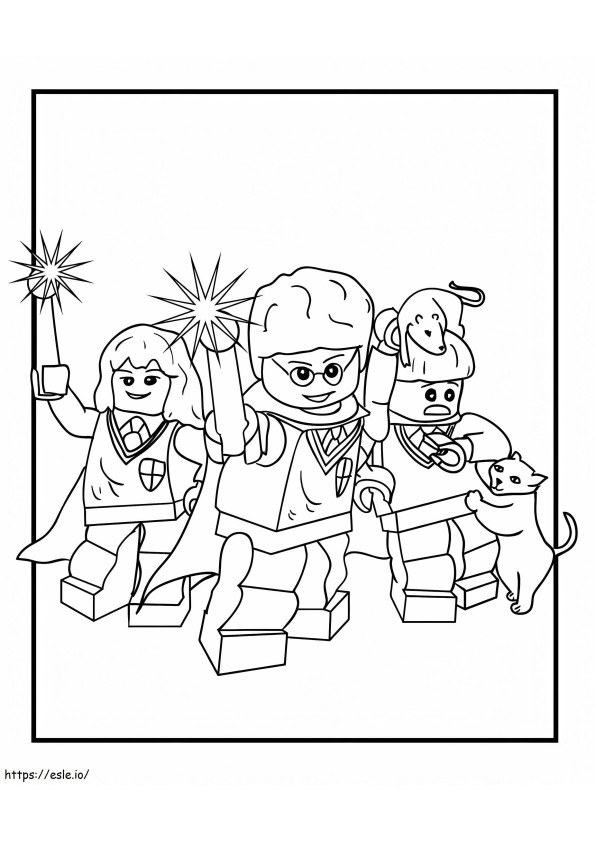 Lego Harry Potter 2 coloring page