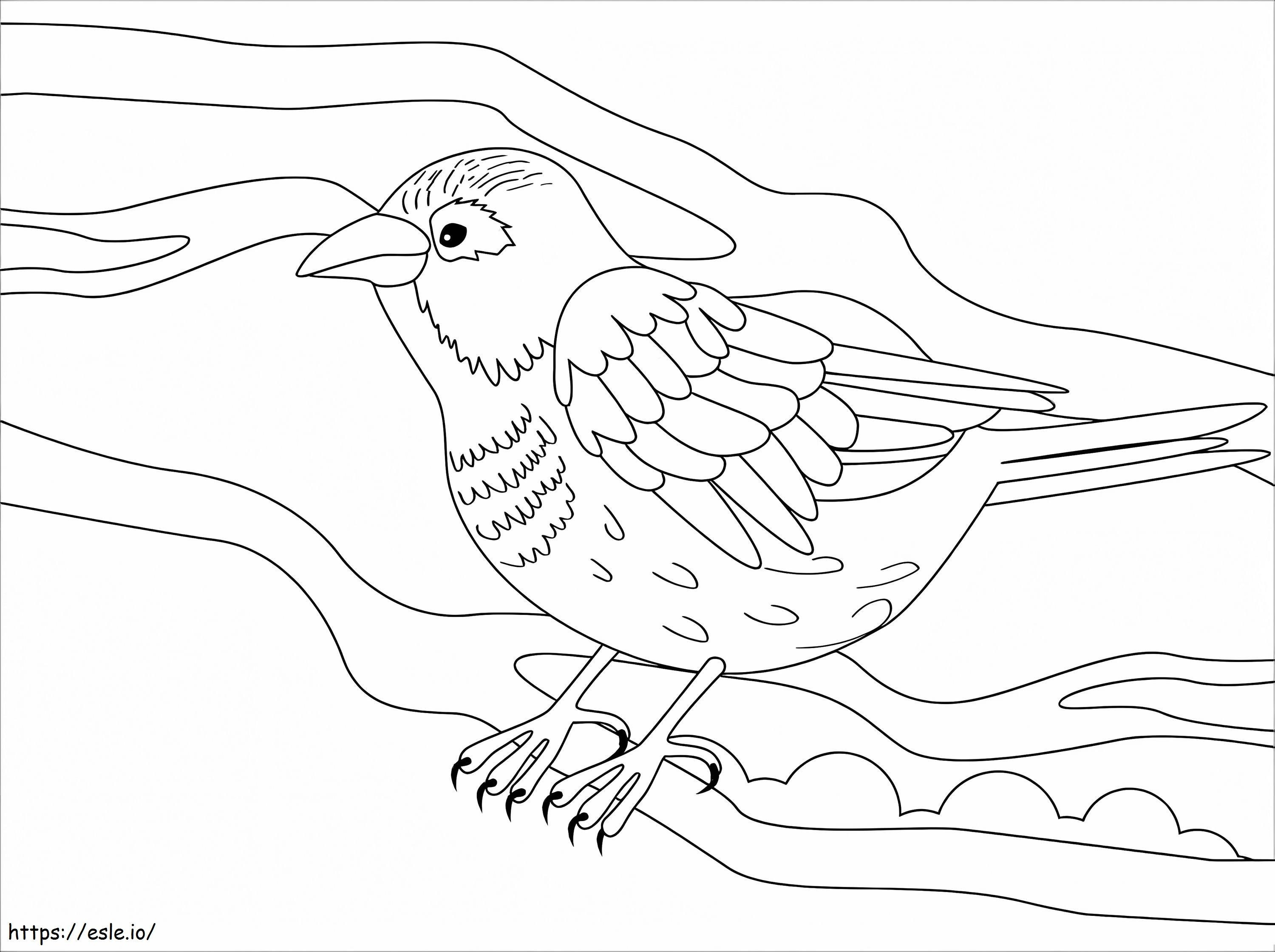 Normal Sparrow coloring page