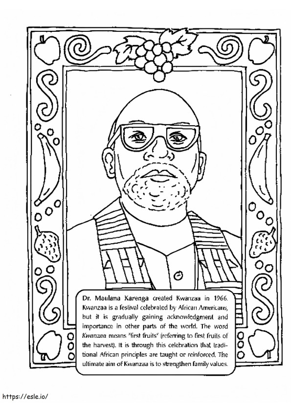 Coloriage Mois de l'histoire des Noirs 1 1 à imprimer dessin