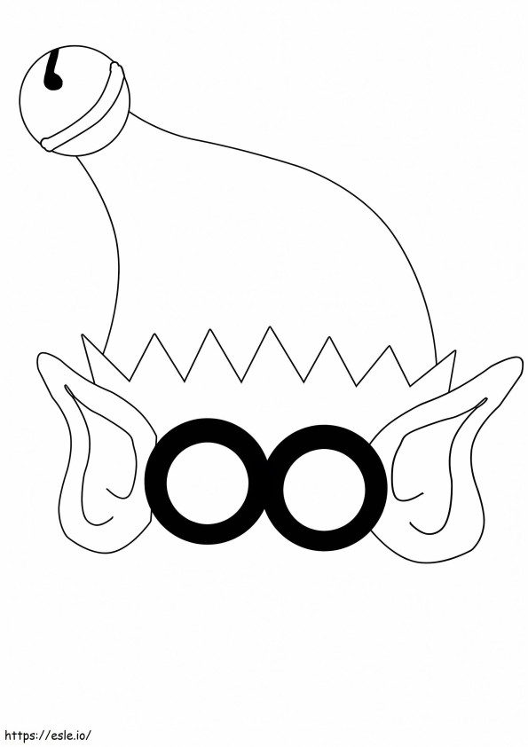 Funny Mask coloring page