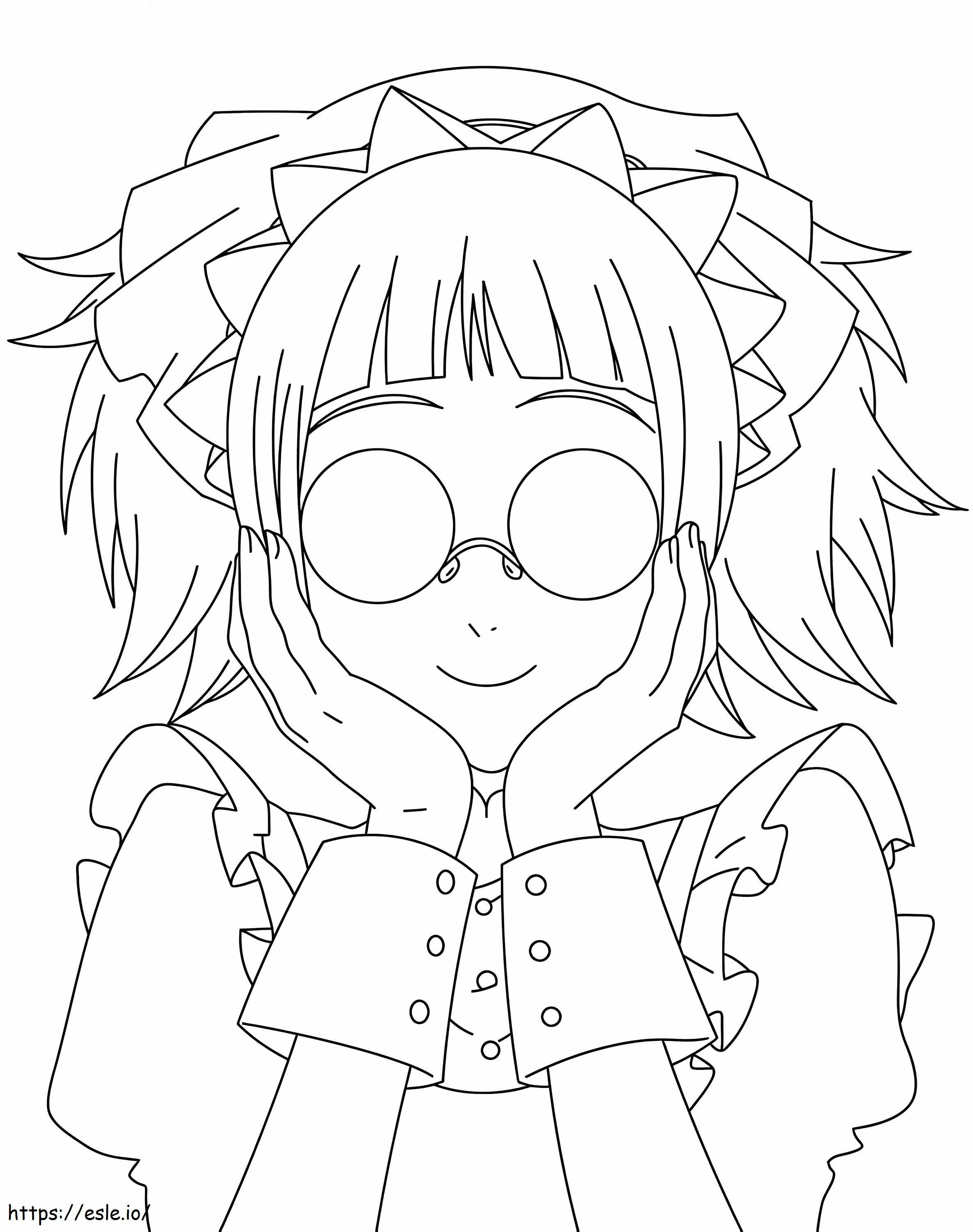 Lindo Mey Rin coloring page