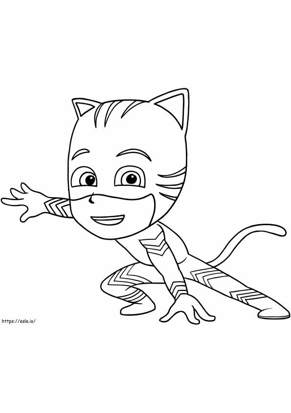 Coloriage Cool Catboy à imprimer dessin