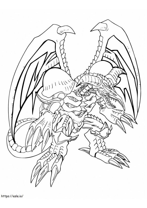 Yu Gi Oh 17 coloring page