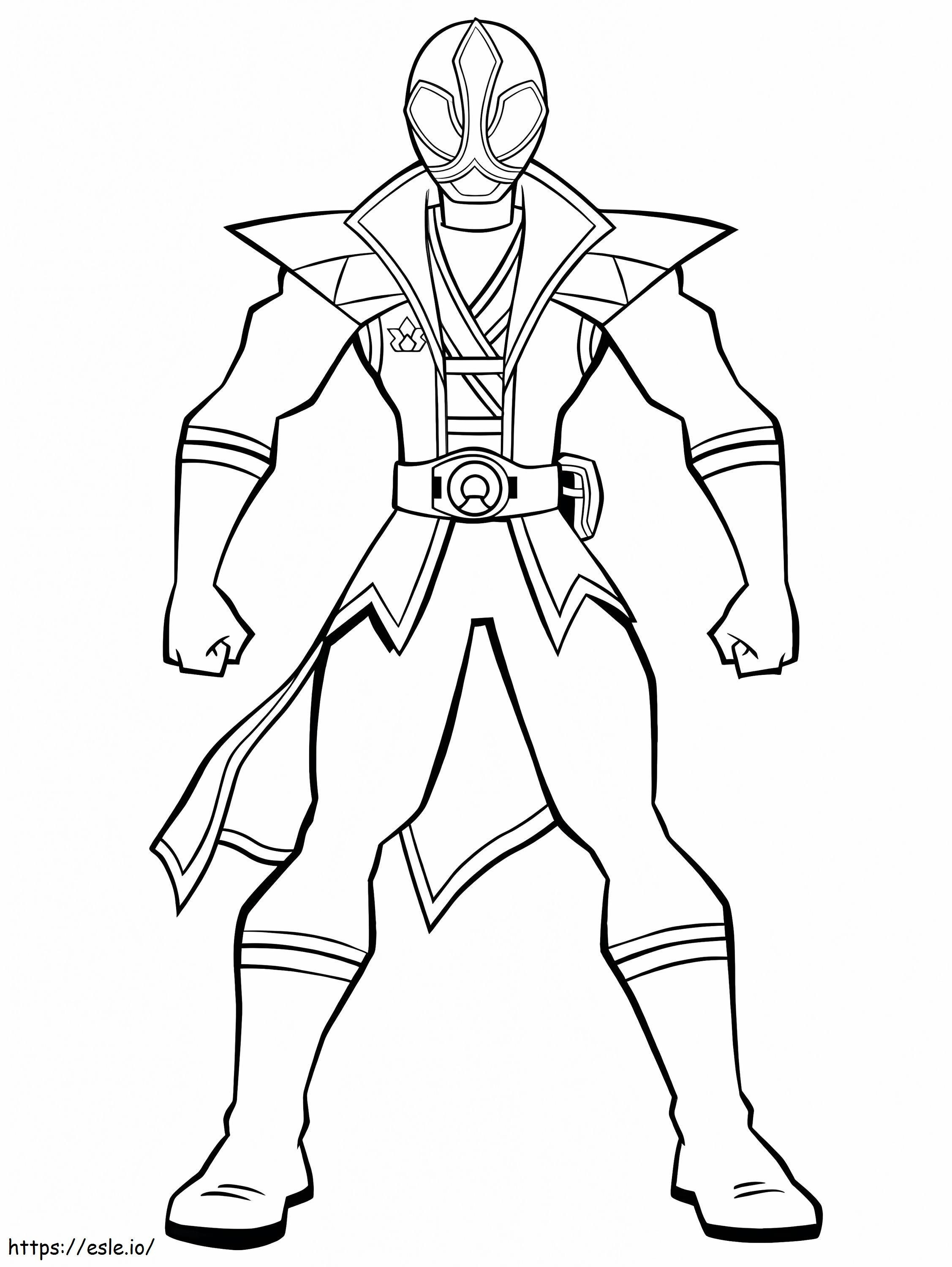 Power Ranger 16 para colorir