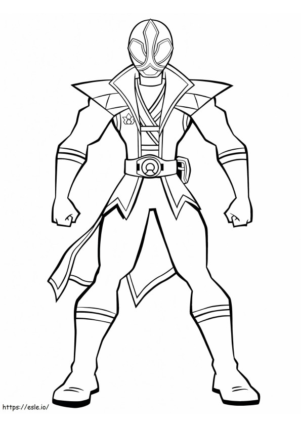 Power Ranger 16 para colorir