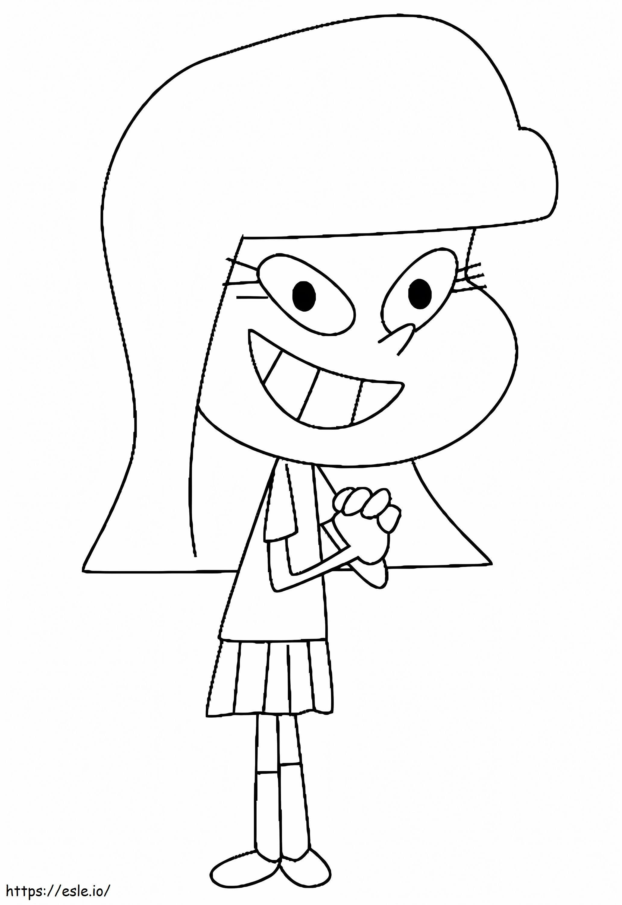 Molly Kemper From Chucks Choice coloring page