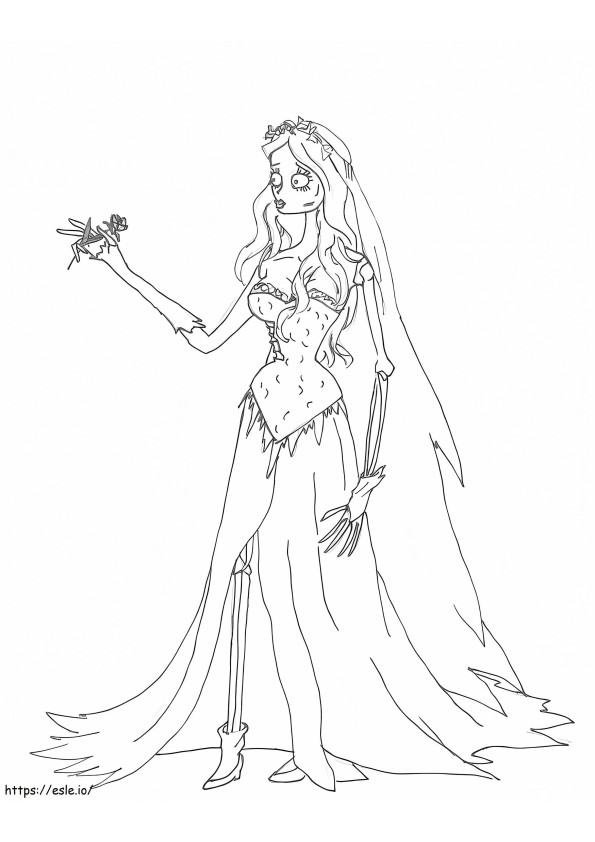 Corpse coloring page