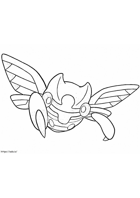 Coloriage Pokemon Ninjask imprimable à imprimer dessin