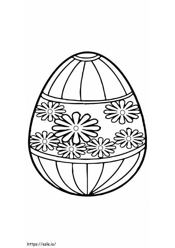 Easter Egg Flower Patterns Printable 10 coloring page