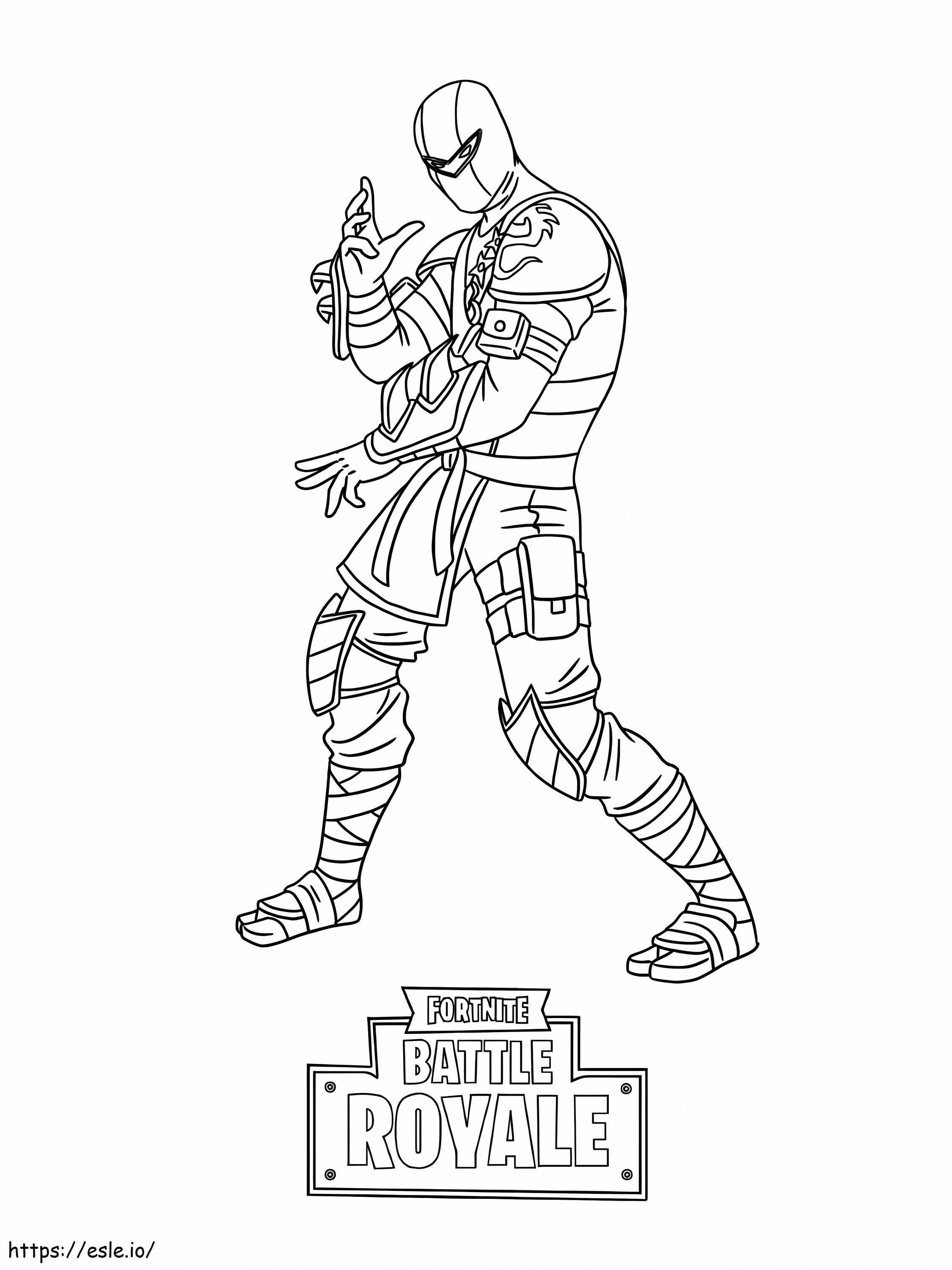 Fortnite 2 coloring page