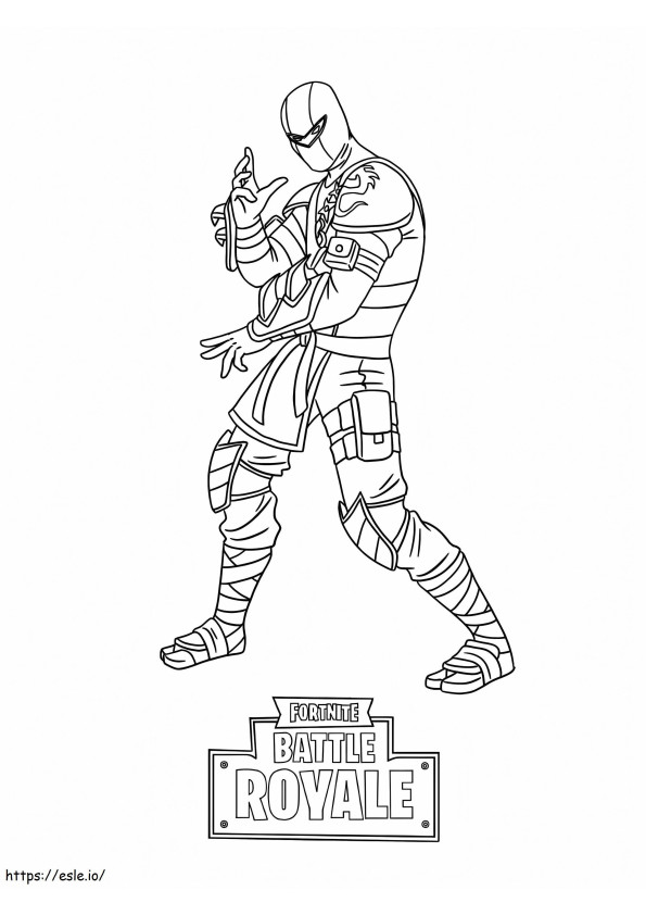 Fortnite 2 coloring page