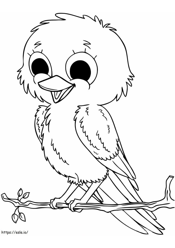 Canary coloring page