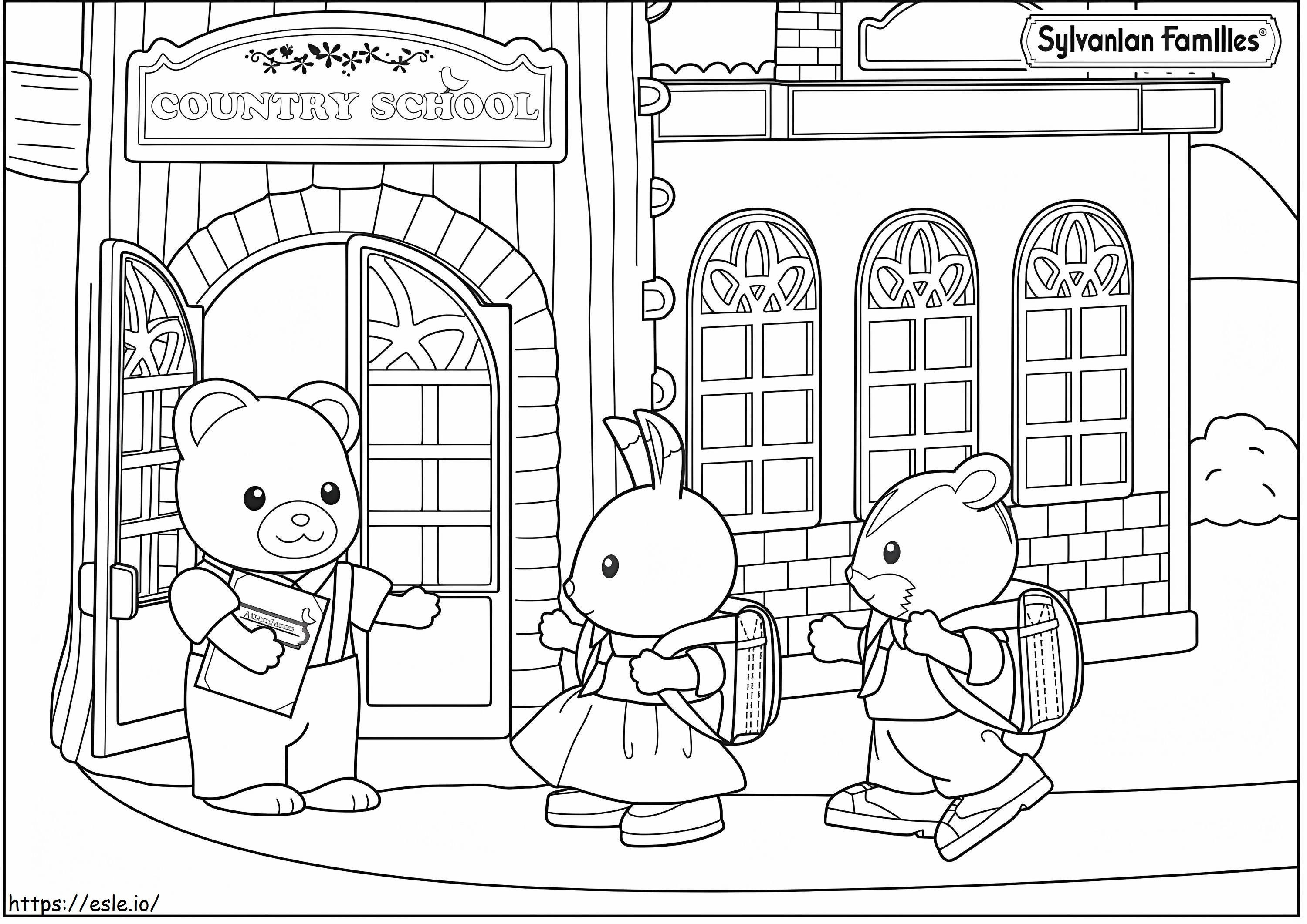 Sylvanian Families 19 coloring page