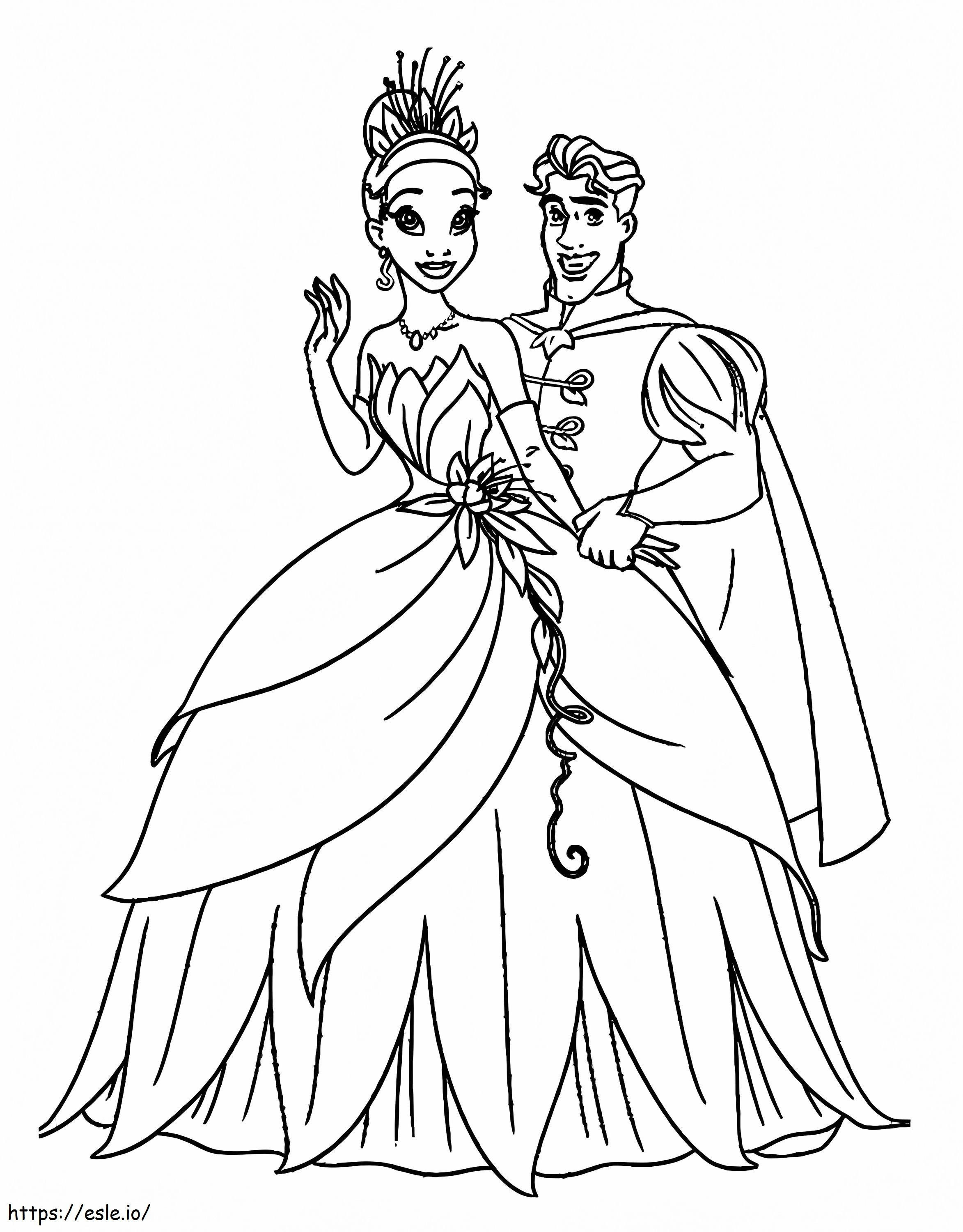 Princess And The Frog 4 coloring page