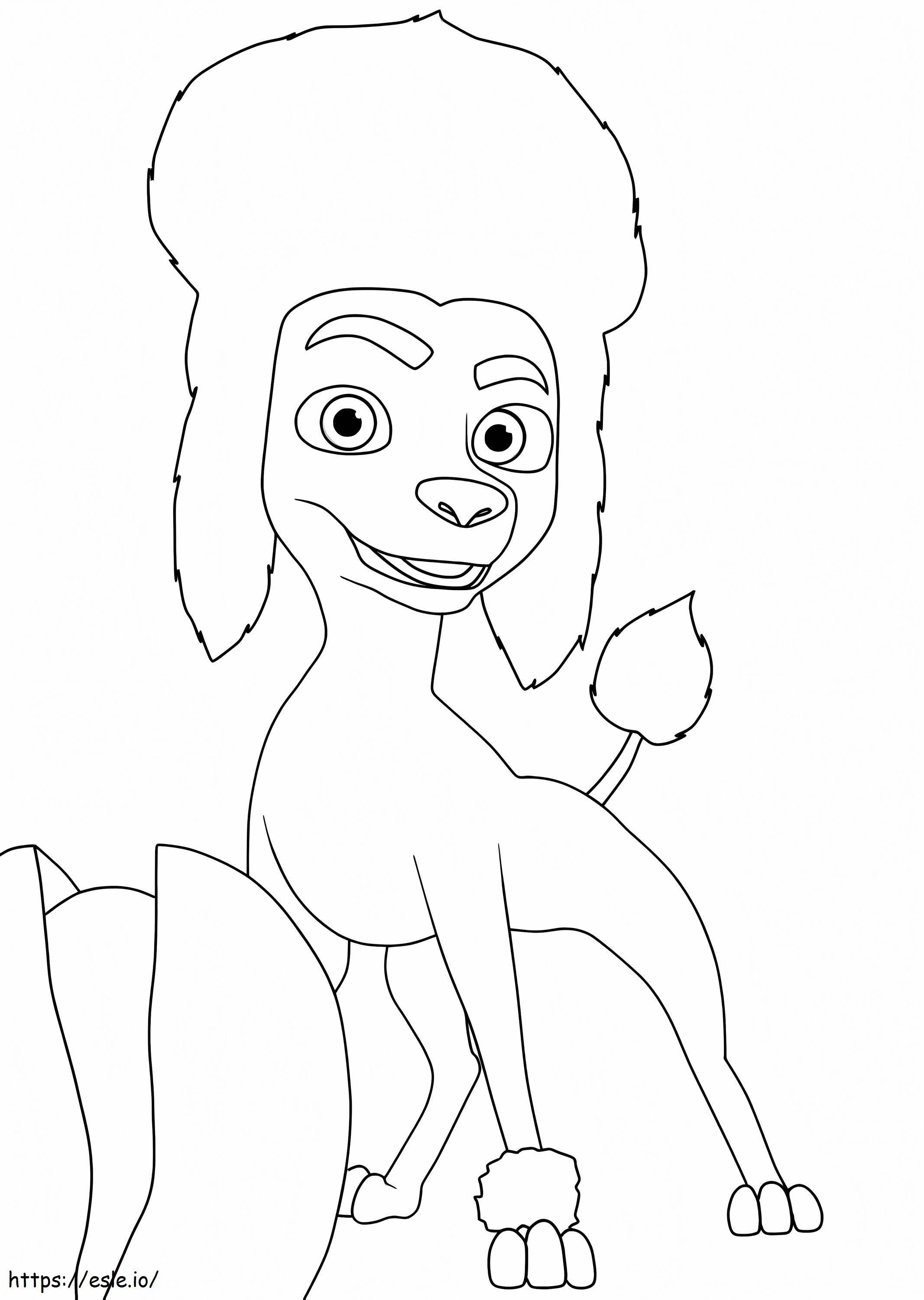 Freddy Smiling coloring page