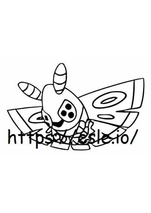 Dustox coloring page