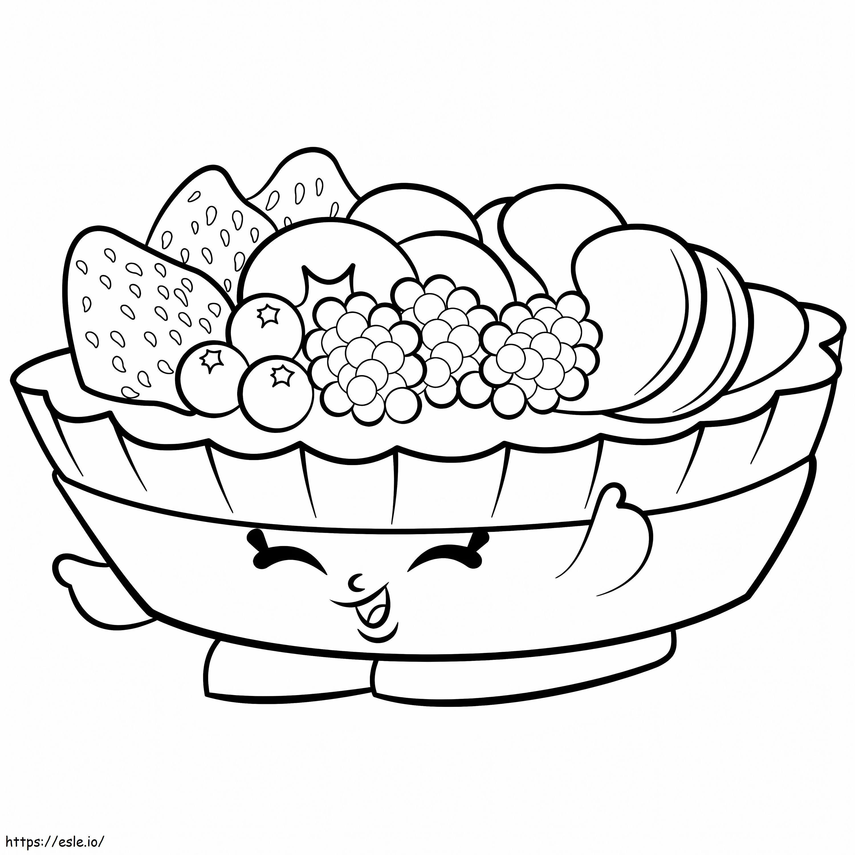 Fifi Fruit Tart Shopkins coloring page