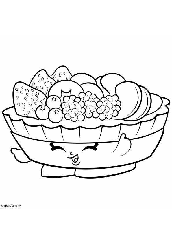 Fifi Fruit Tart Shopkins coloring page