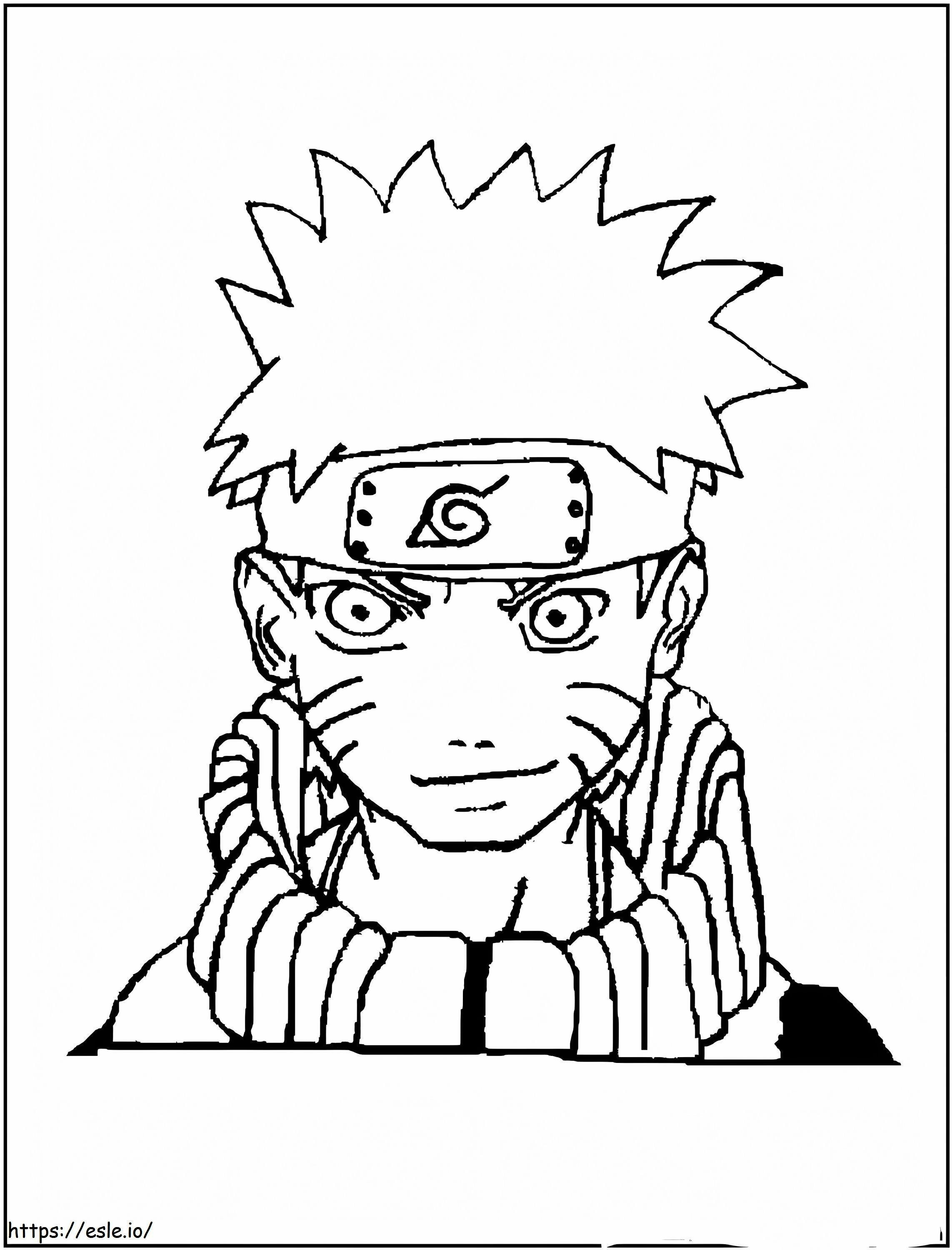 Coloriage Jeune Naruto 780X1024 à imprimer dessin