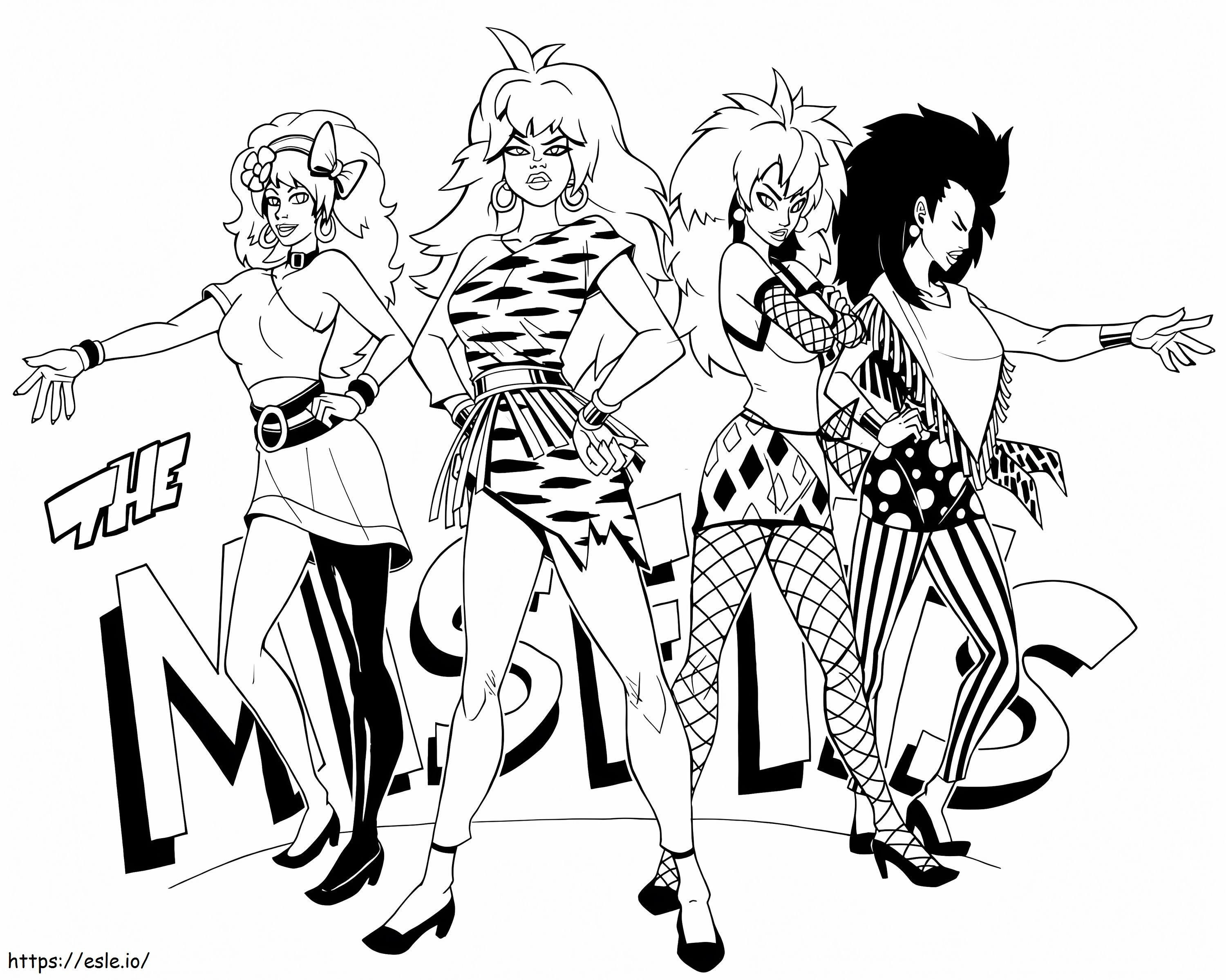 Jem And The Holograms 28 coloring page