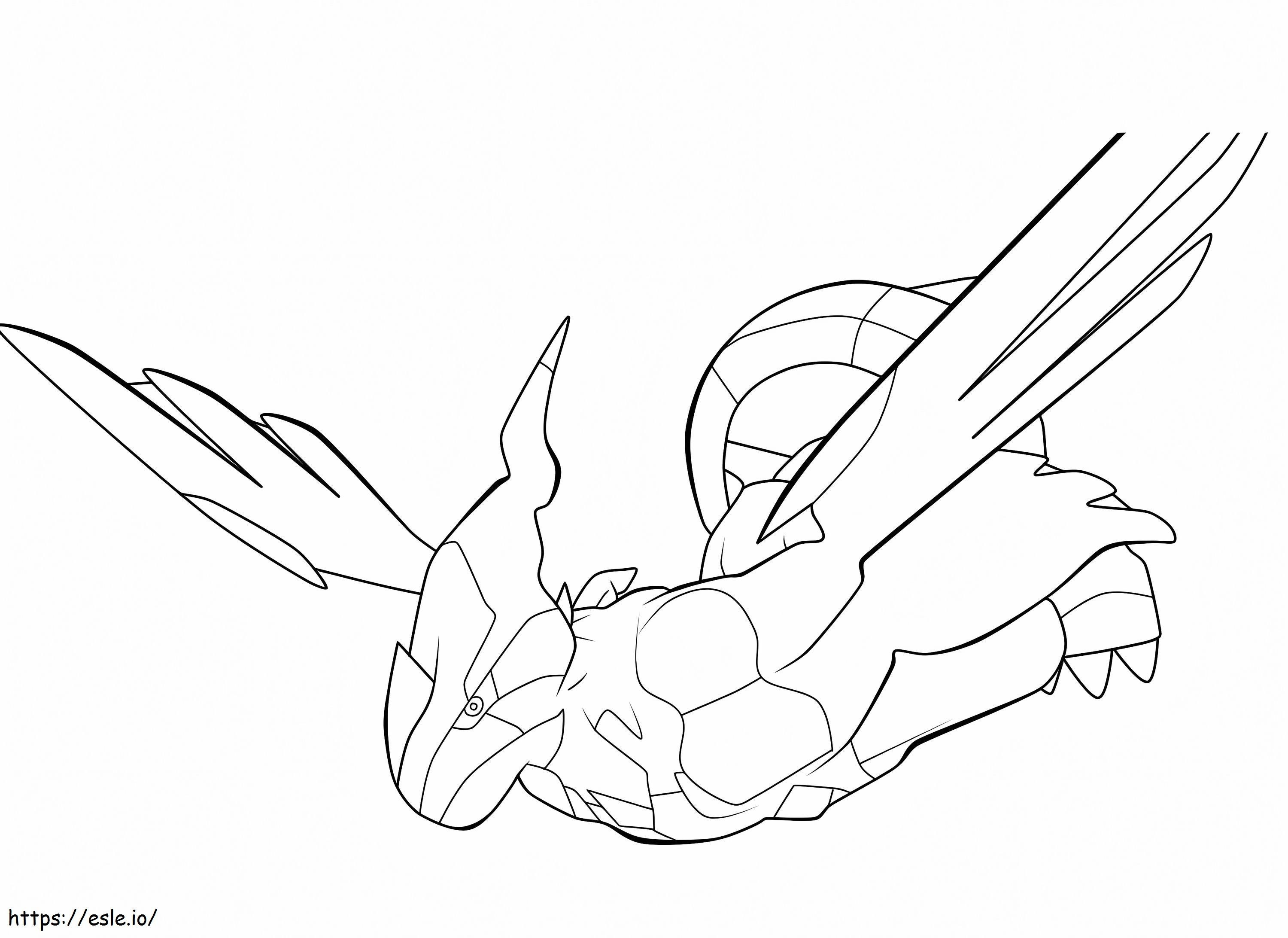 Zekrom Flying coloring page