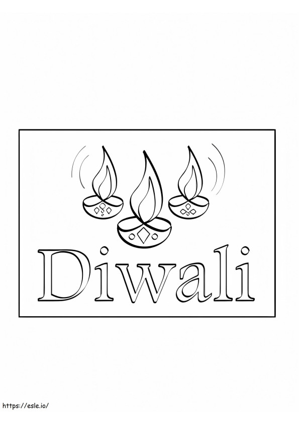 Coloriage Diwali 5 à imprimer dessin