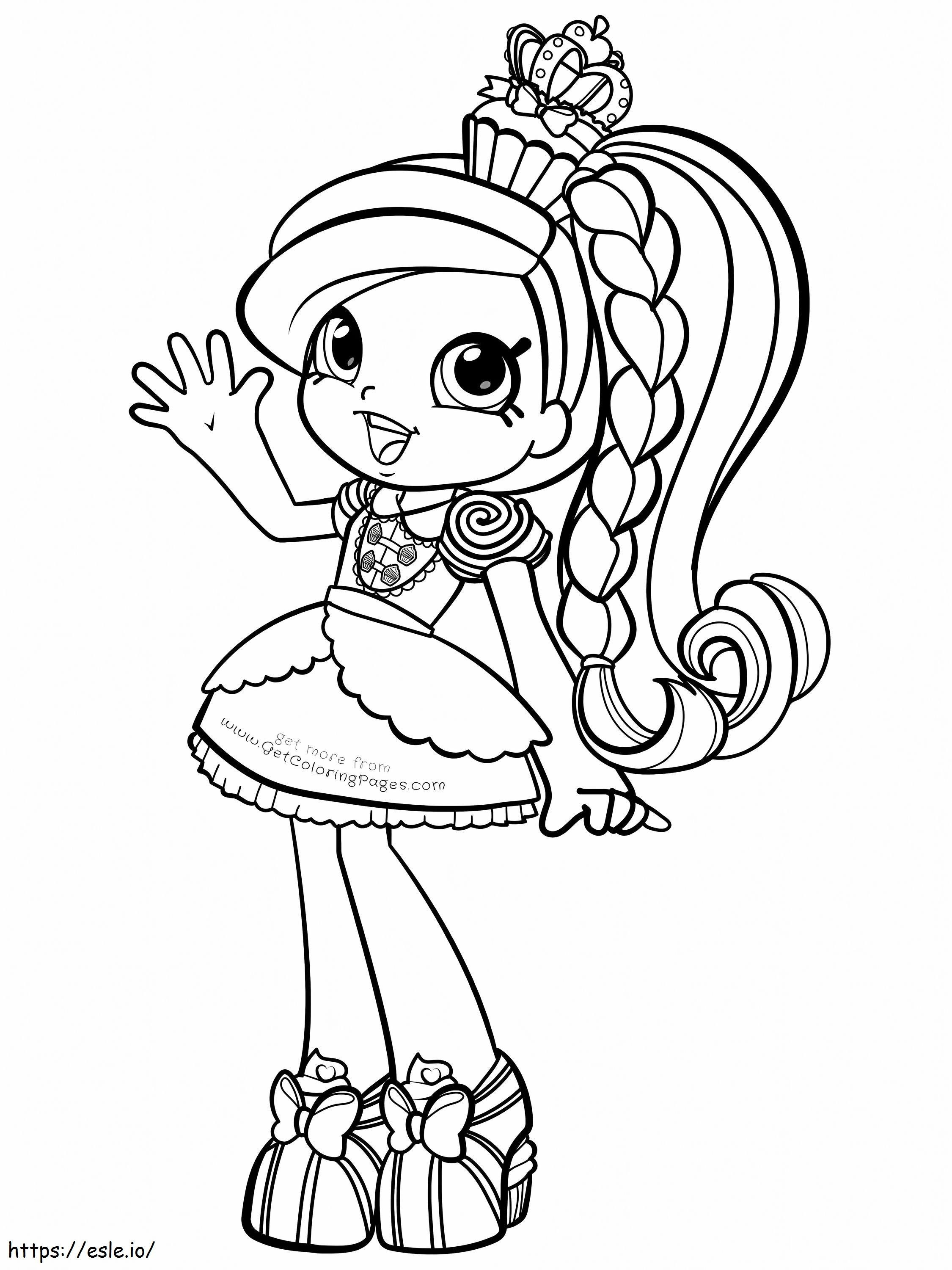 Cute Jessicake coloring page