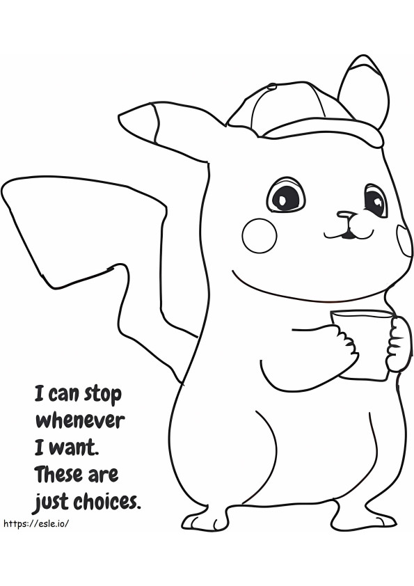 Cartoons Pikachu ausmalbilder