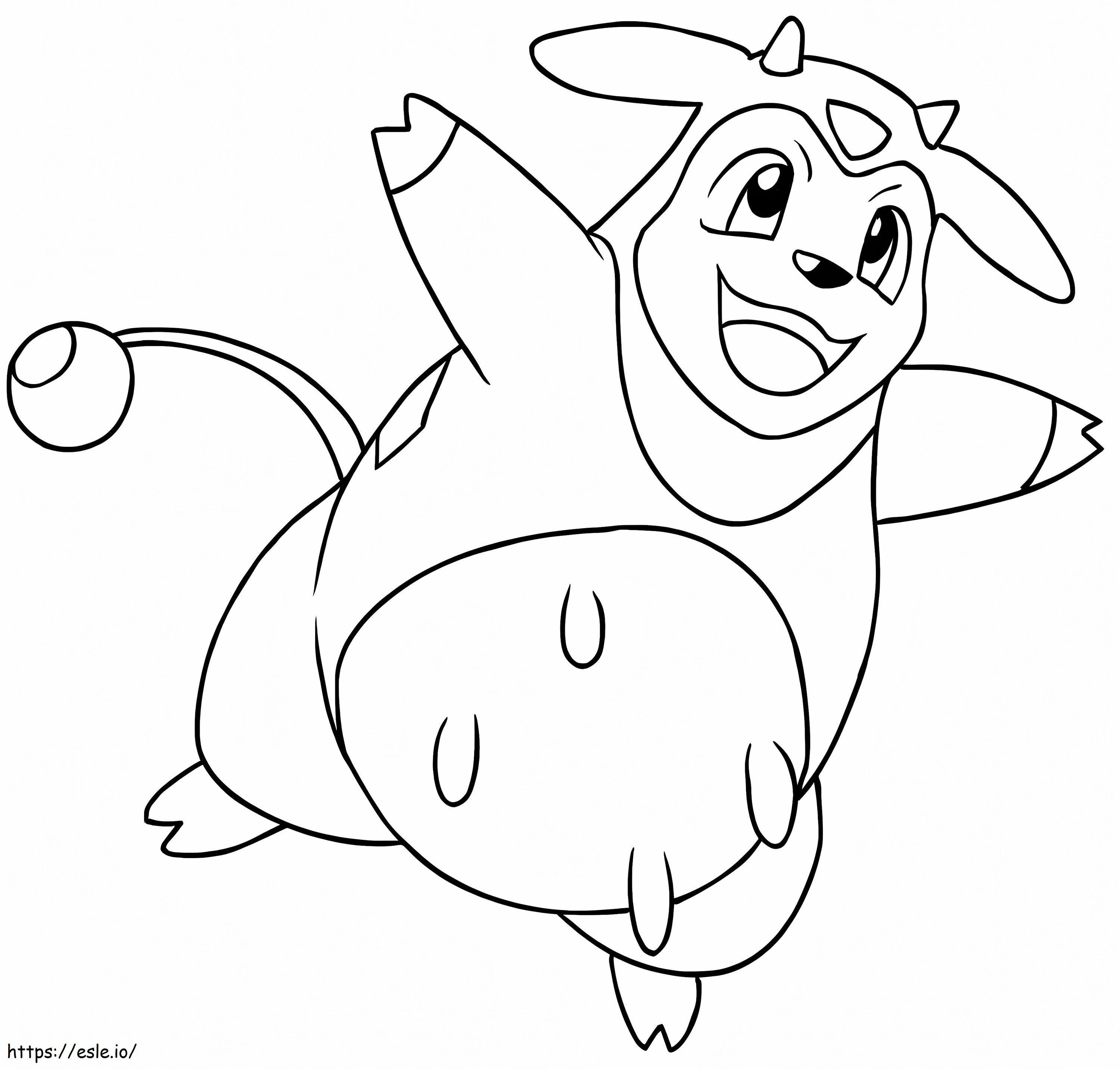 Miltank Not Pokemon coloring page
