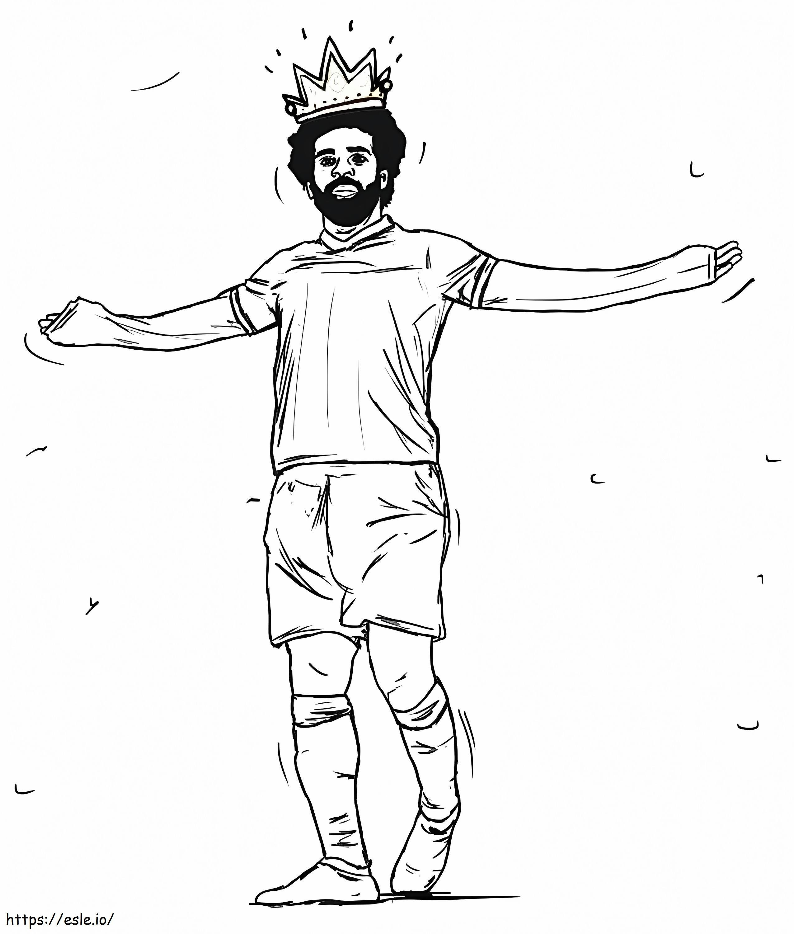 Mohamed Salah 13 ausmalbilder