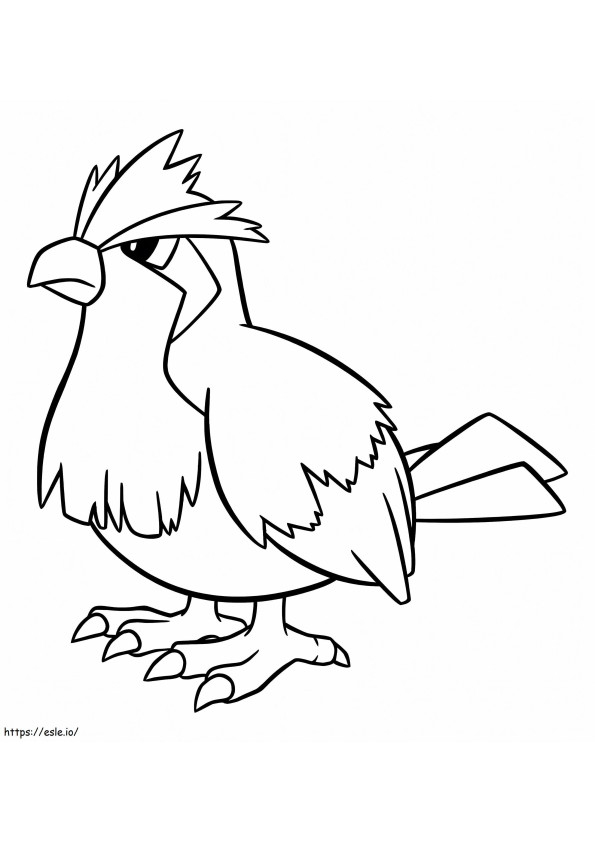 Pidgey In Pokemon coloring page
