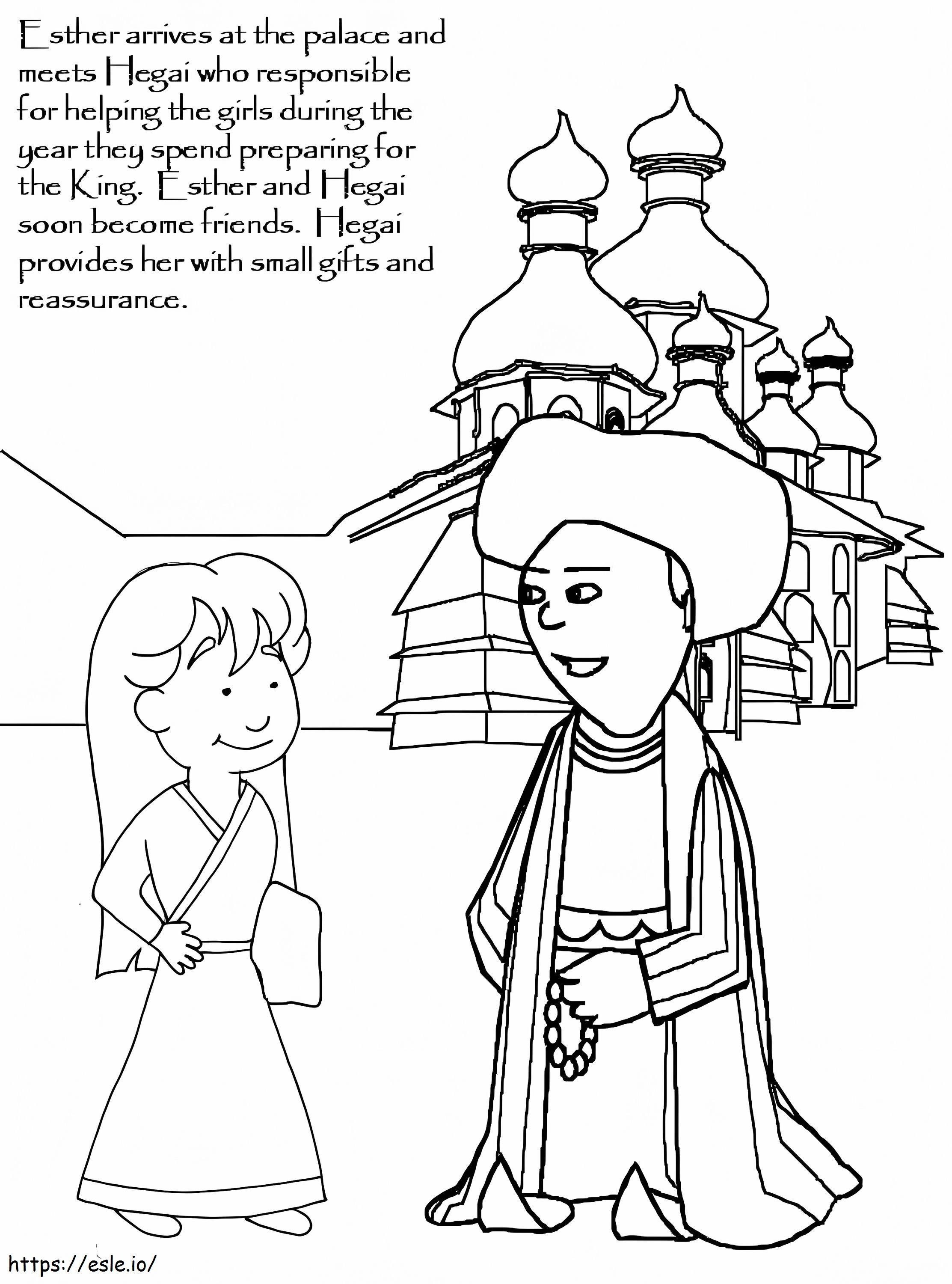 Estera spotyka Hegaja kolorowanka